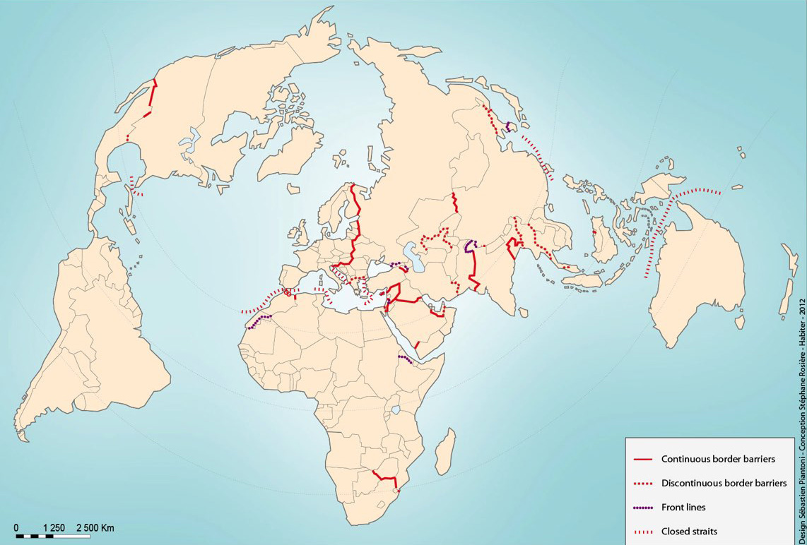 Stéphane Rosière - World Map of Closed Borders