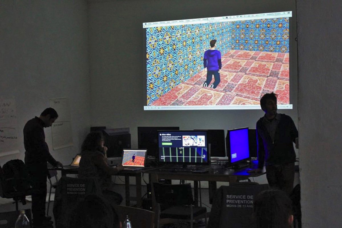 Atelier machinimas avec Isabelle Arvers et Ahmed El Shaer